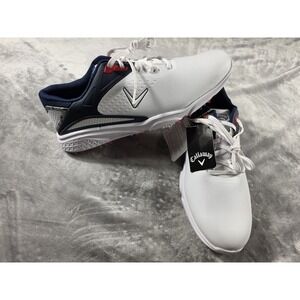 Callaway Coronado v3 Spiked Golf Shoes Mens 11.5 USA Patriot White/Blue/Red NWOB